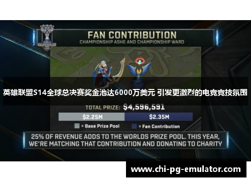 英雄联盟S14全球总决赛奖金池达6000万美元 引发更激烈的电竞竞技氛围