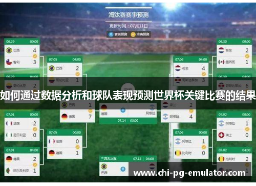 如何通过数据分析和球队表现预测世界杯关键比赛的结果